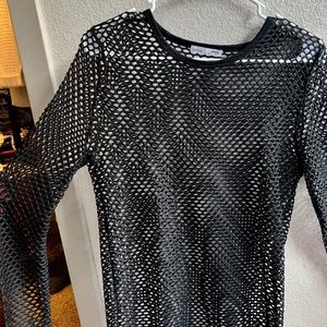 Mesh See Through Top